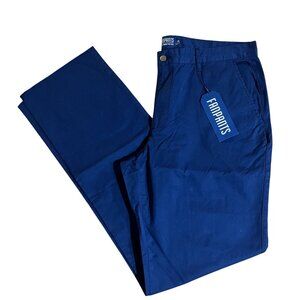 Fanpants Mens W40 Navy Blue Cotton Pants Made In India NEW
